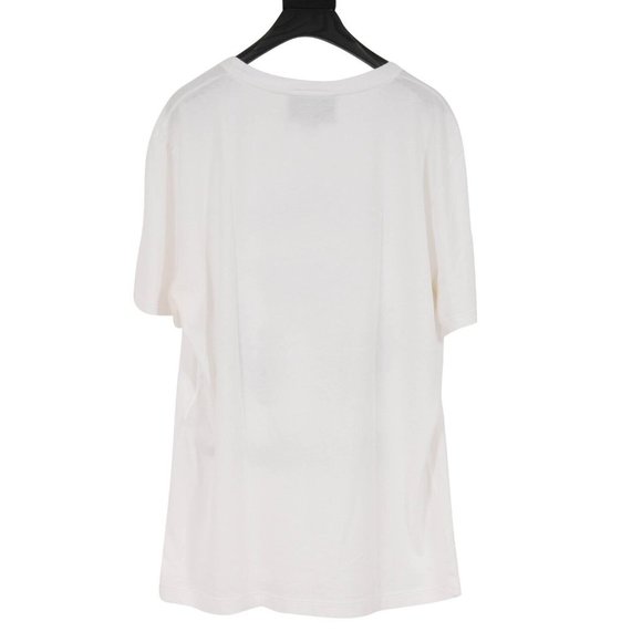 Gucci Mens L' Aveugle Par Amour T Shirt Large White Black Embroidered Butterfly - Picture 2 of 10